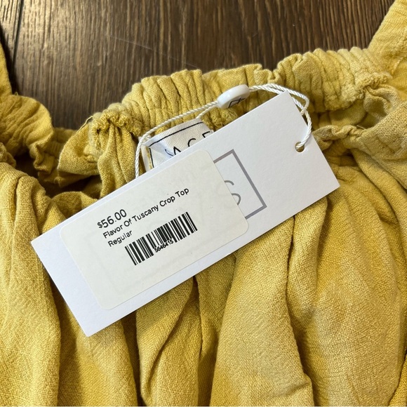 🆕 Sage the label flavor of Tuscany crop top SZ MED - Picture 5 of 6